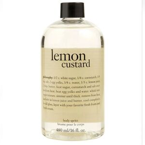 Philosophy Lemon Custard Body Spritz with Spritzer